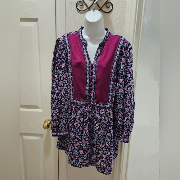 Floral Blouse Size 14/16 NWOT - Picture 2 of 12